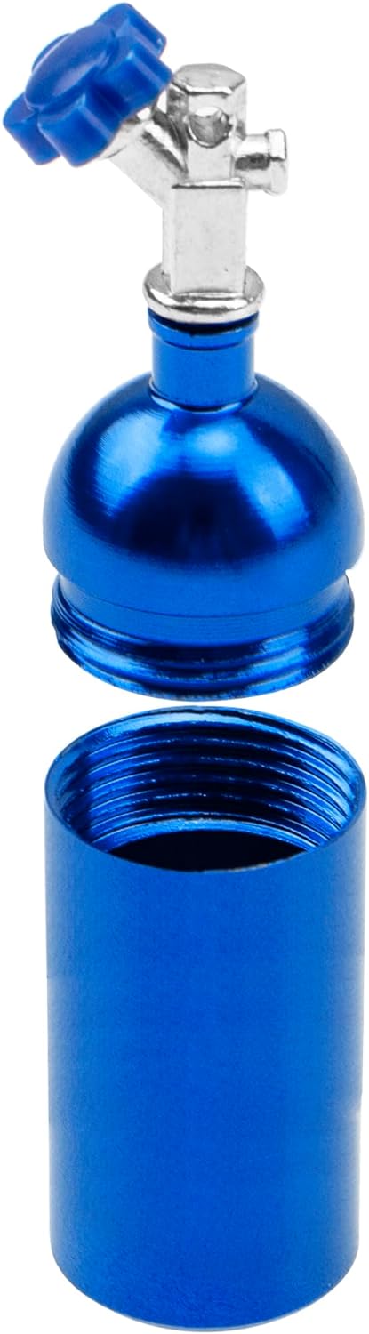 2Pack Vgoohobby Simulation Nitrogen Bottle Decoration Part Accessory Compatible with Traxxas TRX4 Axial SCX10 RC4WD Tamiya CC01 D90 90046 1/10 RC Crawler (Bue)