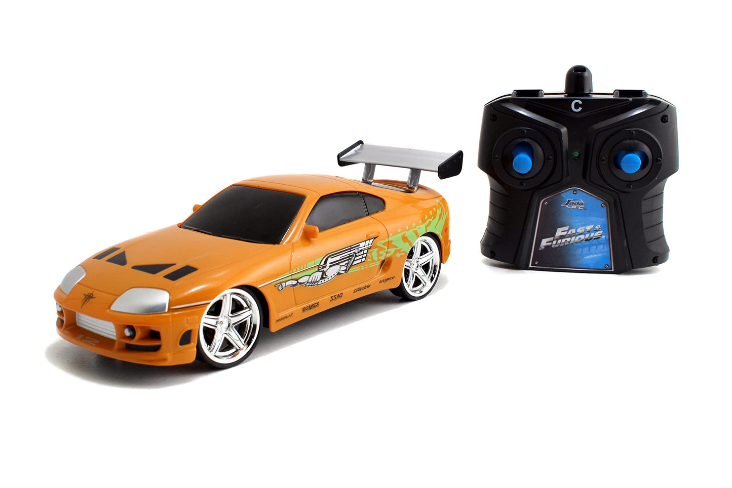 Fast & Furious 7.5" Lykan Hypersport Remote Control Car RC with 2.4GHz, Toys for Kids and Adults