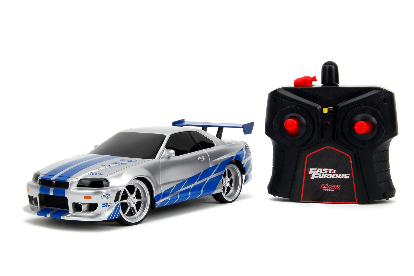 Fast & Furious 7.5" Lykan Hypersport Remote Control Car RC with 2.4GHz, Toys for Kids and Adults