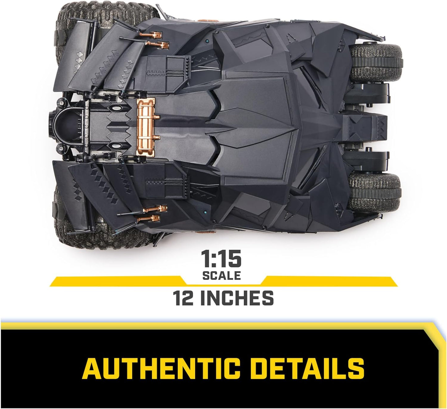 DC Comics Batman, Official Batmobile Tumbler RC, 1:15 Scale, 85th Anniversary Dark Knight Trilogy Special Edition Collectible Kids Toys for Boys Ages 4 and Up
