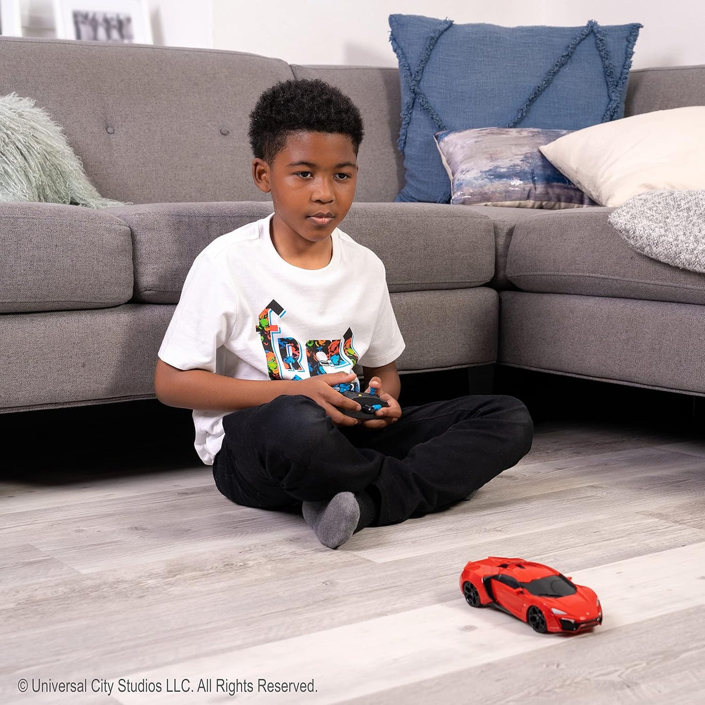 Fast & Furious 7.5" Lykan Hypersport Remote Control Car RC with 2.4GHz, Toys for Kids and Adults