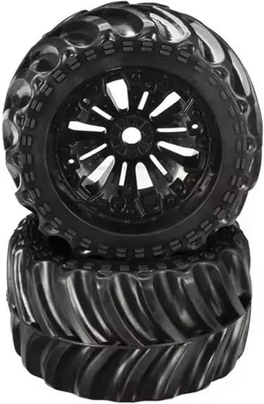 2PCS 140mm RC Tires for JLB Cheetah 11101, 21101, EA1020, J3 (1/10)