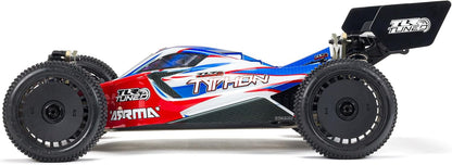 ARRMA RC Car 1/8 TLR Tuned Typhon 6S 4WD BLX Buggy RTR (Battery and Charger Not Included), Red/Blue, ARA8406, Cars, Electric Kit Other