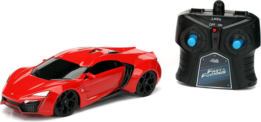 Fast & Furious 7.5" Lykan Hypersport Remote Control Car RC with 2.4GHz, Toys for Kids and Adults
