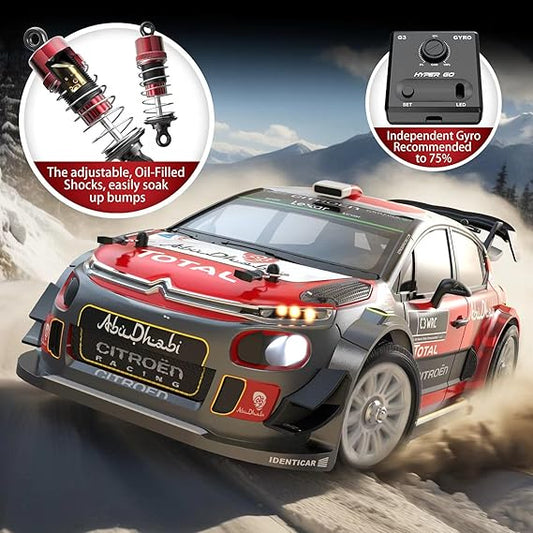 Hyper GO 1/14 Citroen C3 RC Drift Car — 4WD, 40MPH, Brushless, RTR w/ 2 Batteries