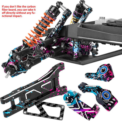 RC Upgrades Part Suspension Arm,Shock Absorber,Drive Shaft,Shock Tower,Caster Block,Steering Blocks,Stub Axle Carriers,Links,Bulkhead for 1/10 Rustler 2WD (VXL),Stampede 2WD (VXL),Colorful